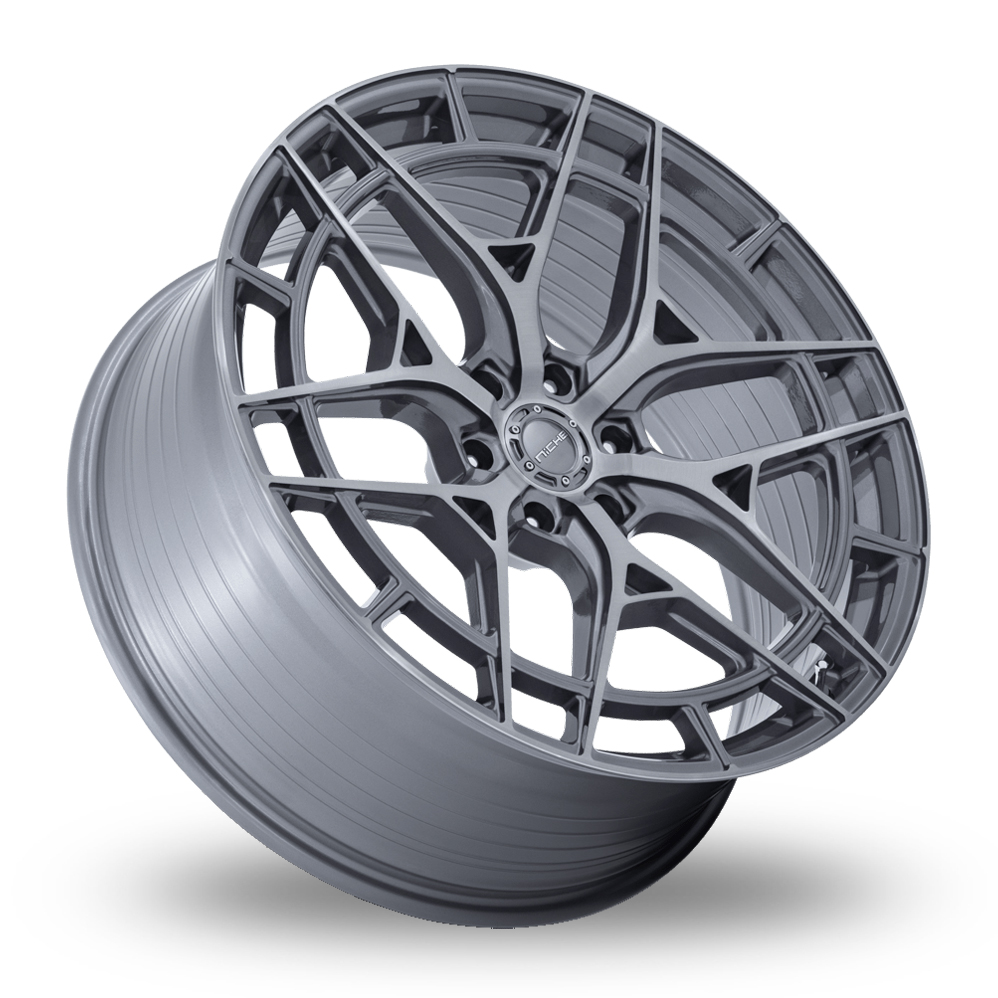 24" Niche NC284 Adria (USA Warehouse) Platinum With Brushed Face Alloy Wheels