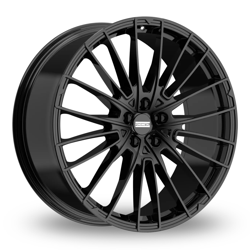 Fondmetal Volcan Gloss Black Alloy Wheels