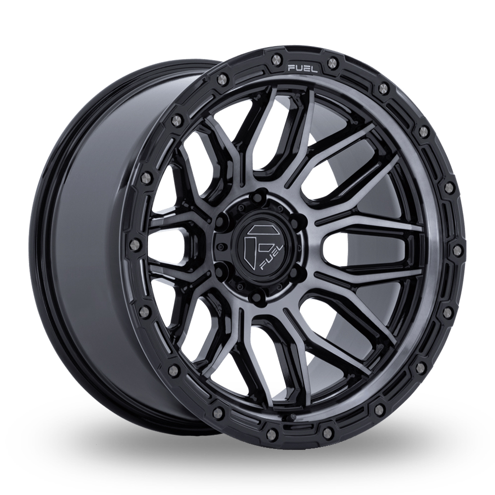 Fuel Off-Road FC881 Surge (USA Warehouse) Gloss Black Machined With Gray Tint Alloy Wheels