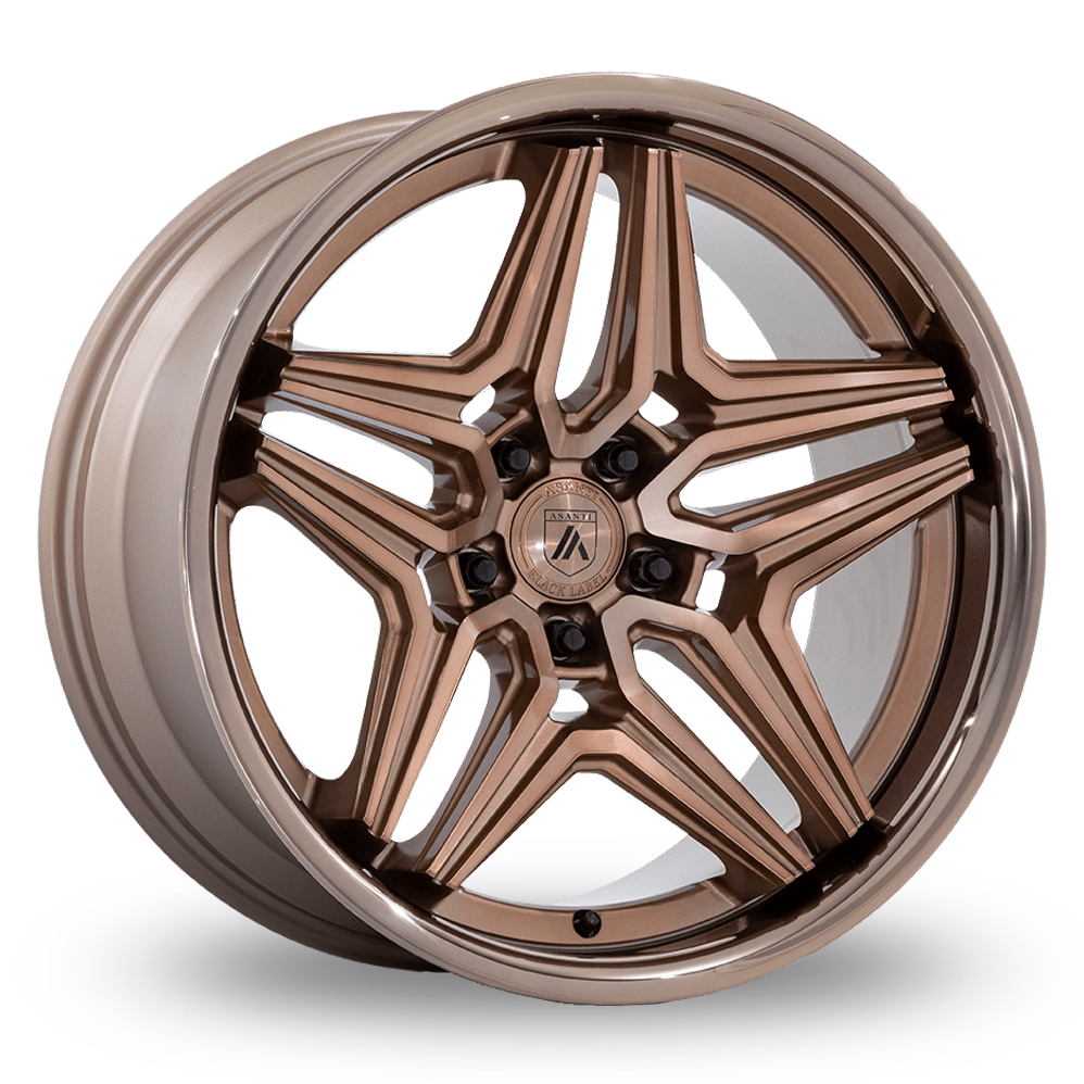 Asanti Black AB046 Duke (USA Warehouse) Platinum Bronze Alloy Wheels