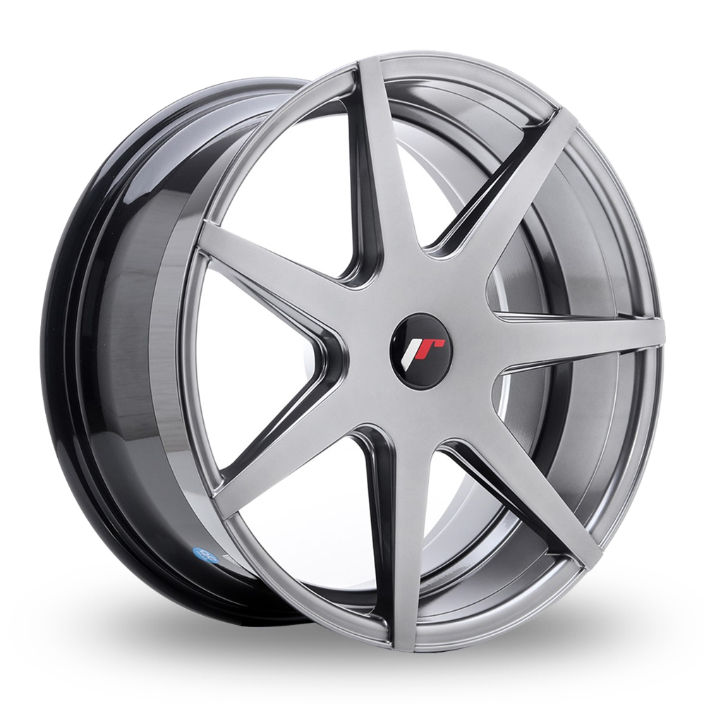 Japan Racing JR20 (8.5x19) (Custom Fitment) Hyper Black Alloy Wheels