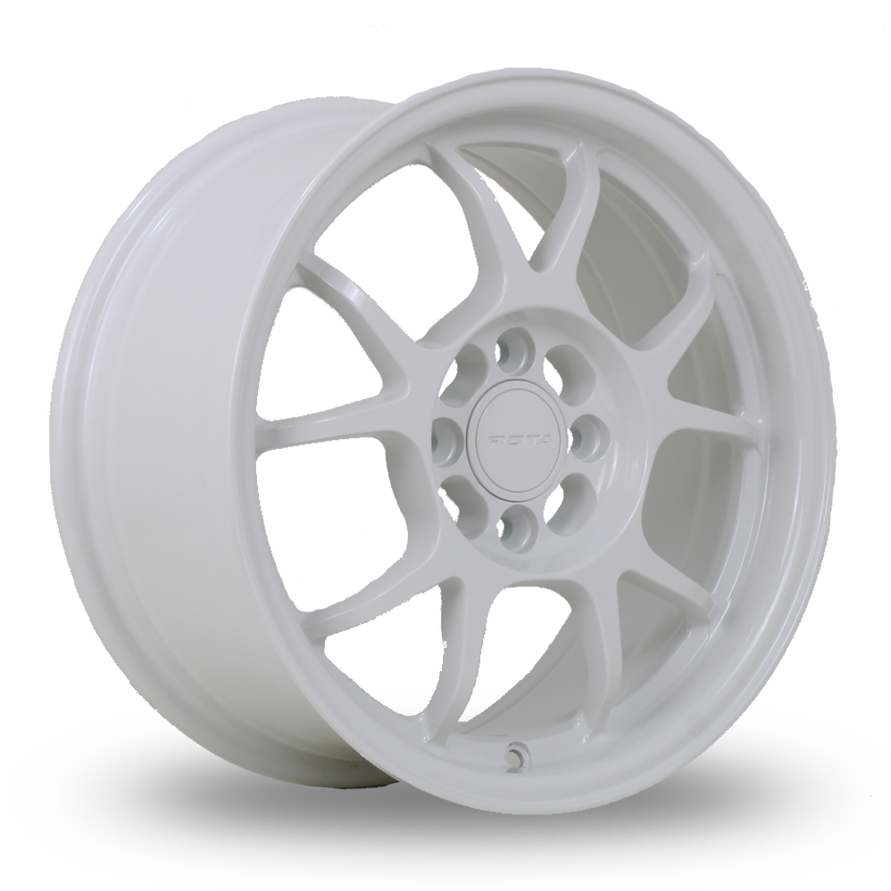 Rota TK White Alloy Wheels
