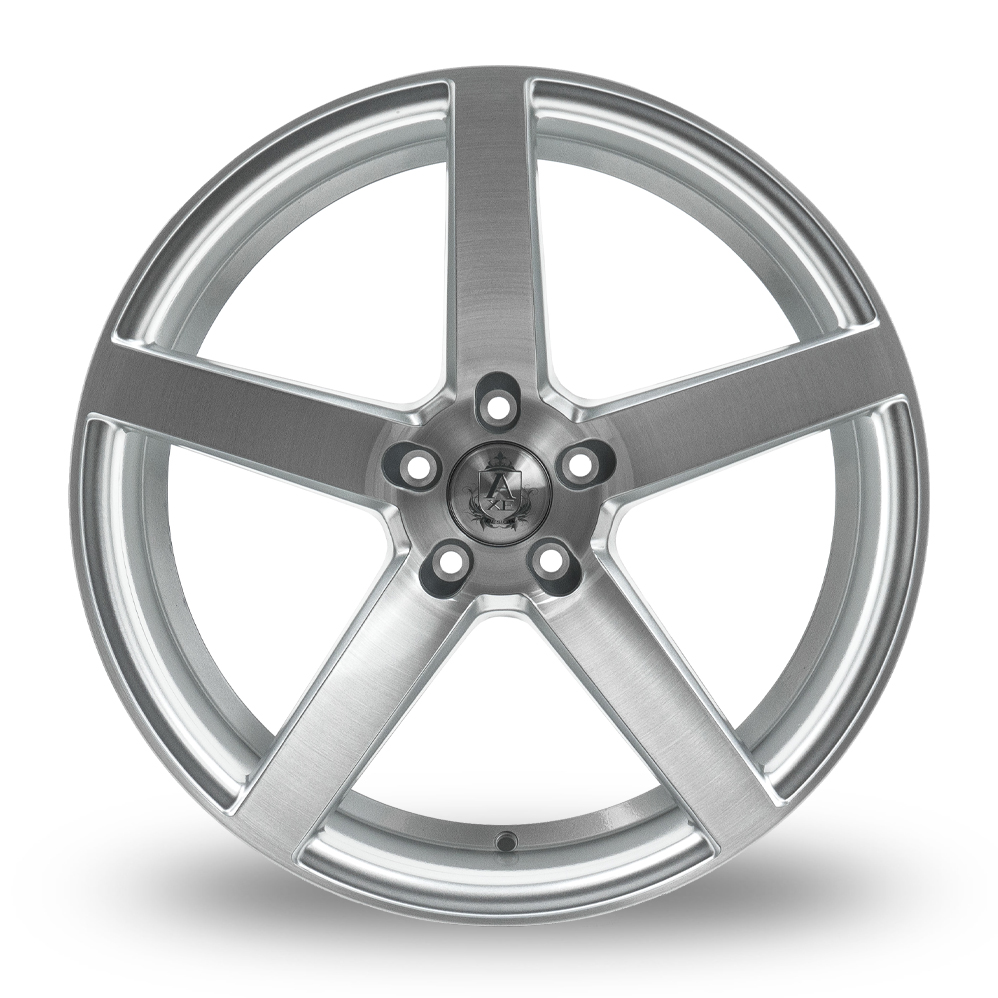 19" Axe EX18 Gloss Silver Polished Alloy Wheels