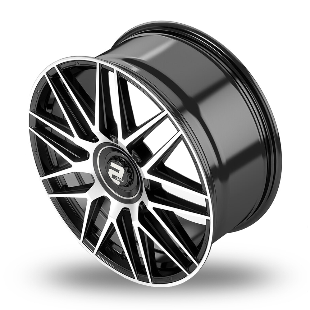 19" 2DRV WH43 Black Machined Alloy Wheels