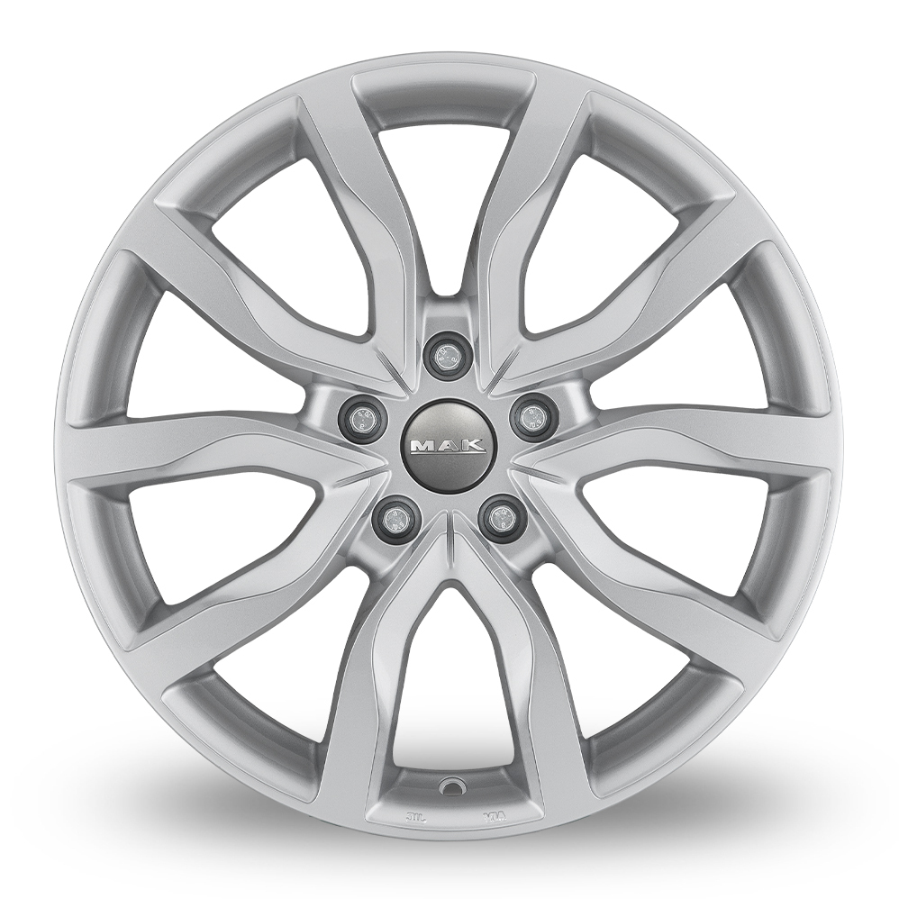 20" MAK Koln Silver Alloy Wheels