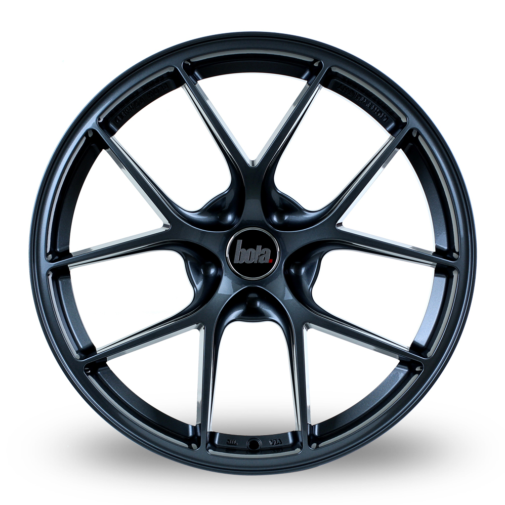 18" Bola FLE Gloss Gunmetal Alloy Wheels