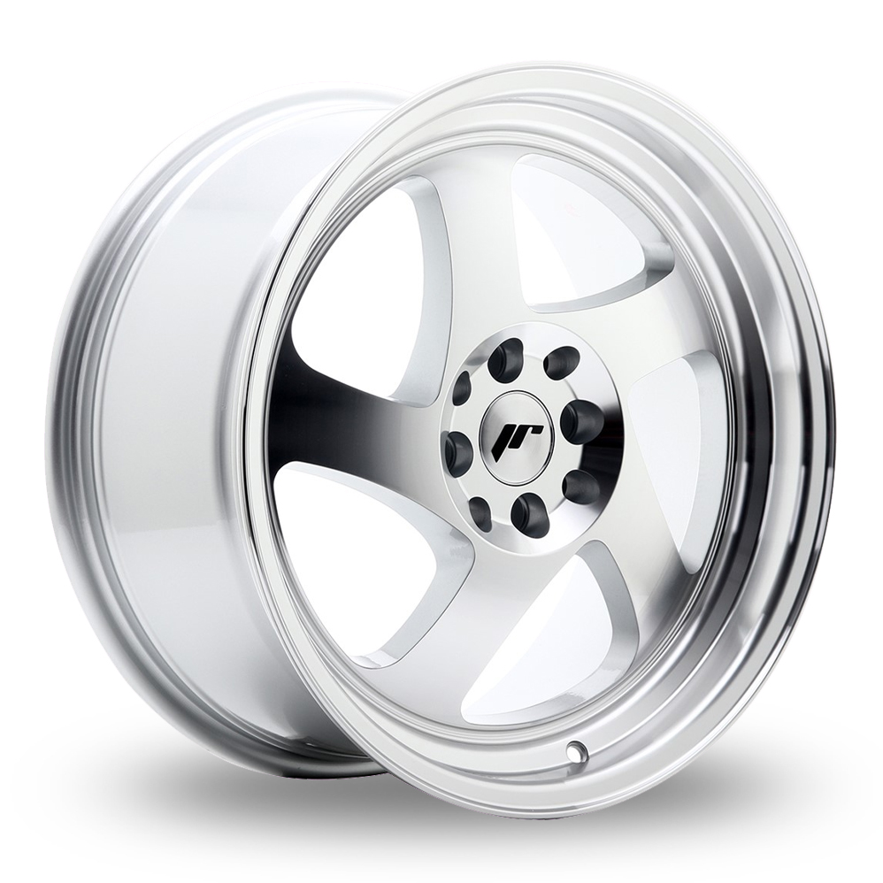 Japan Racing JR15 (8x17) Silver Machined Face Alloy Wheels