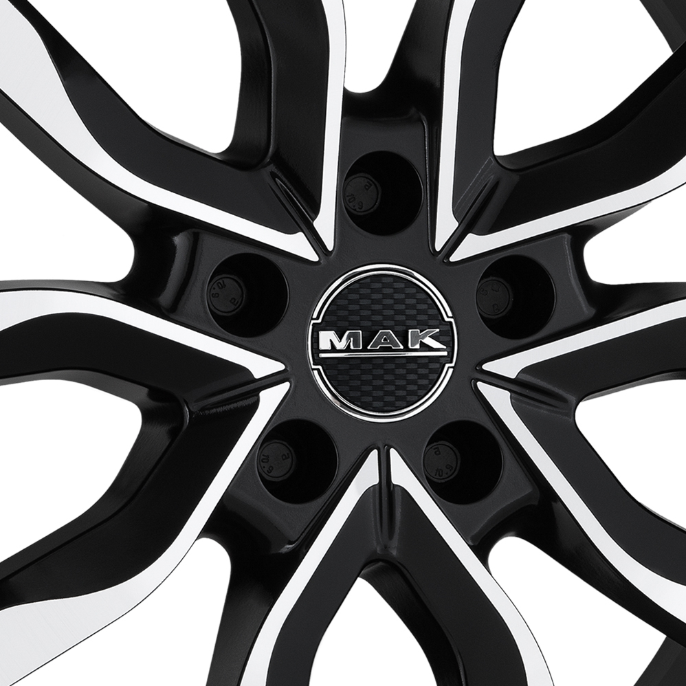 19" MAK Highlands Black Mirror Alloy Wheels