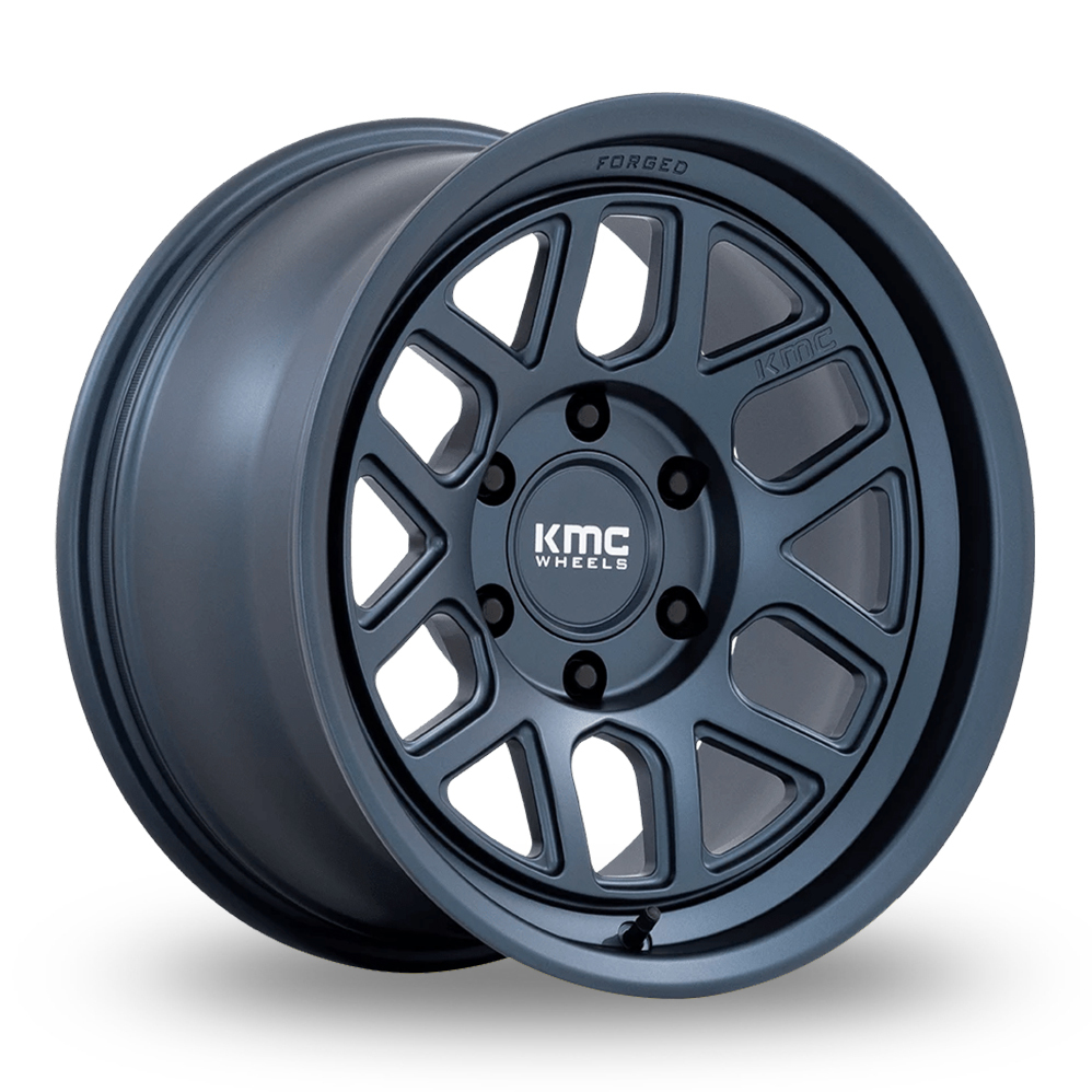 KMC KM446 Mesa Forged Monoblock (USA Warehouse) Metallic Blue Alloy Wheels