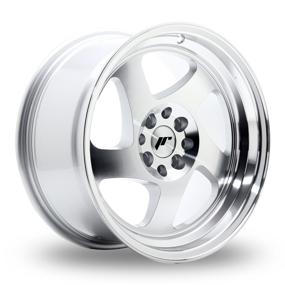 Japan Racing JR15 (8x16) Silver Machined Face Alloy Wheels