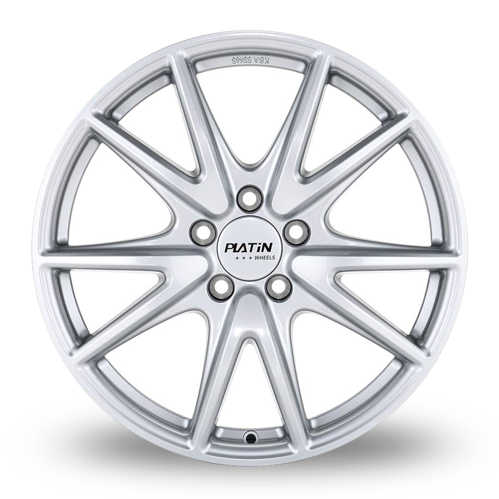 17" Platin P 99 Platinum Silver Alloy Wheels