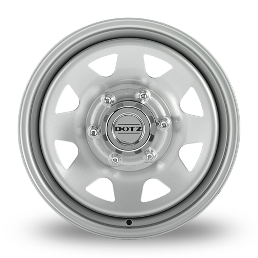 15" Dotz Pharao Silver Alloy Wheels