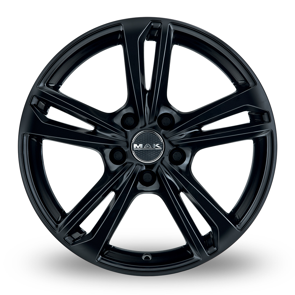 16" MAK Emblema Gloss Black Alloy Wheels