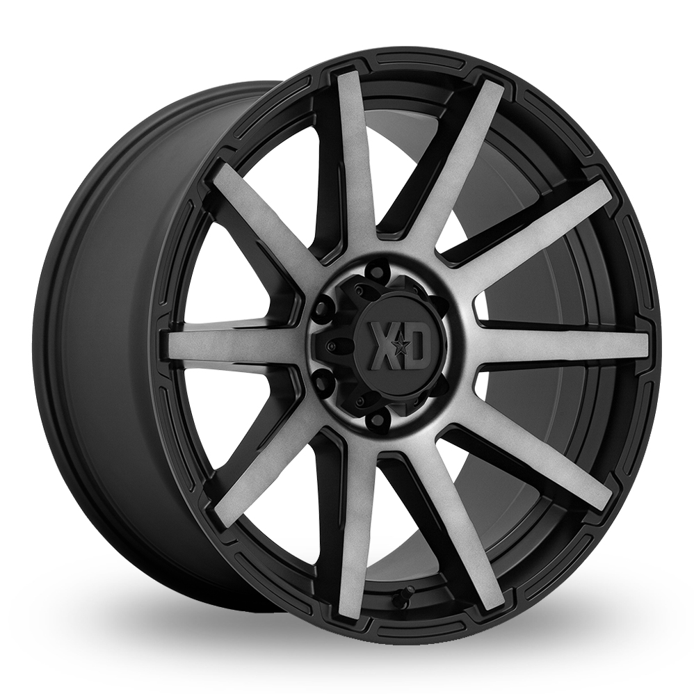 XD XD847 Outbreak (EU Warehouse) Satin Black With Gray Tint Alloy Wheels