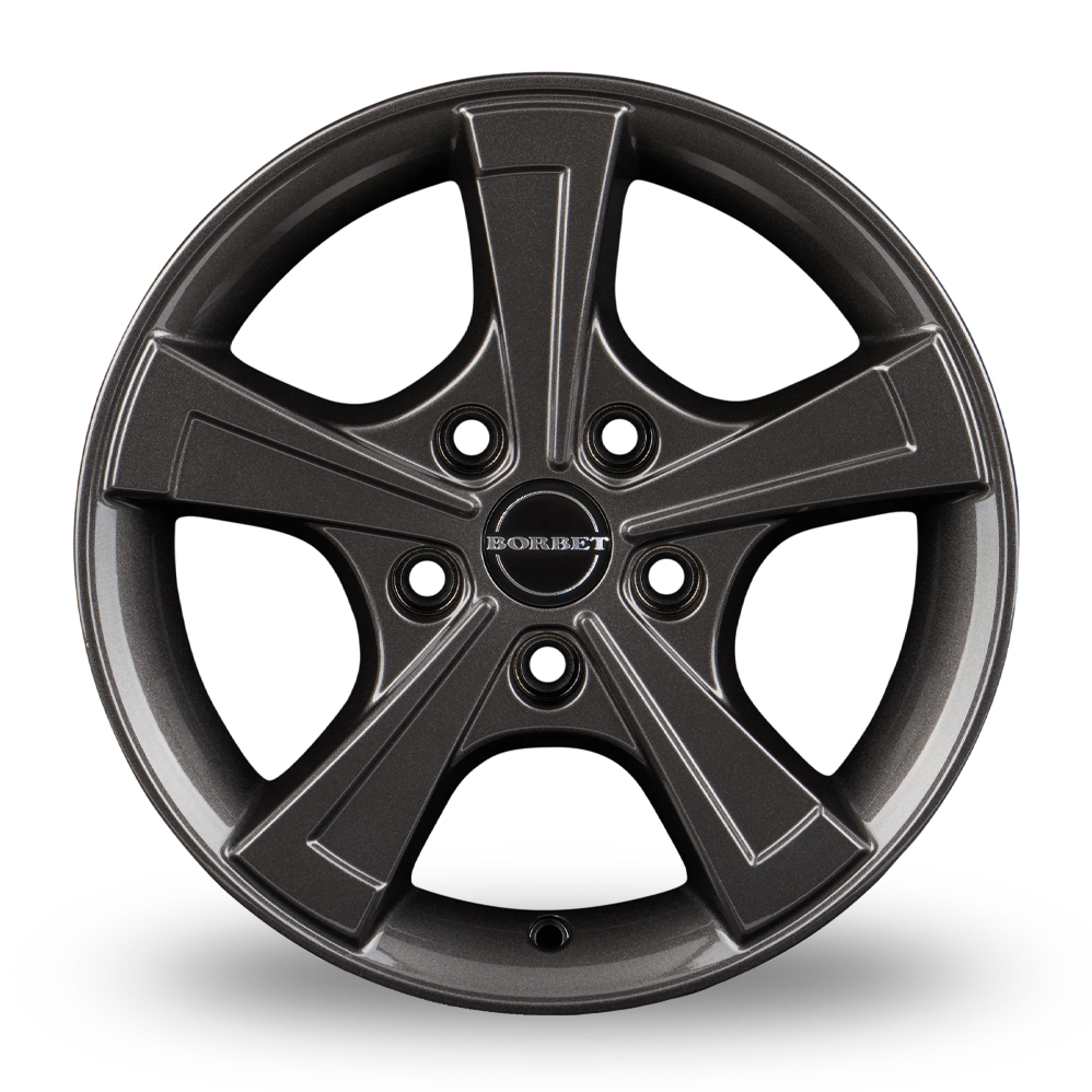 15" Borbet CWT Gloss Anthracite Alloy Wheels