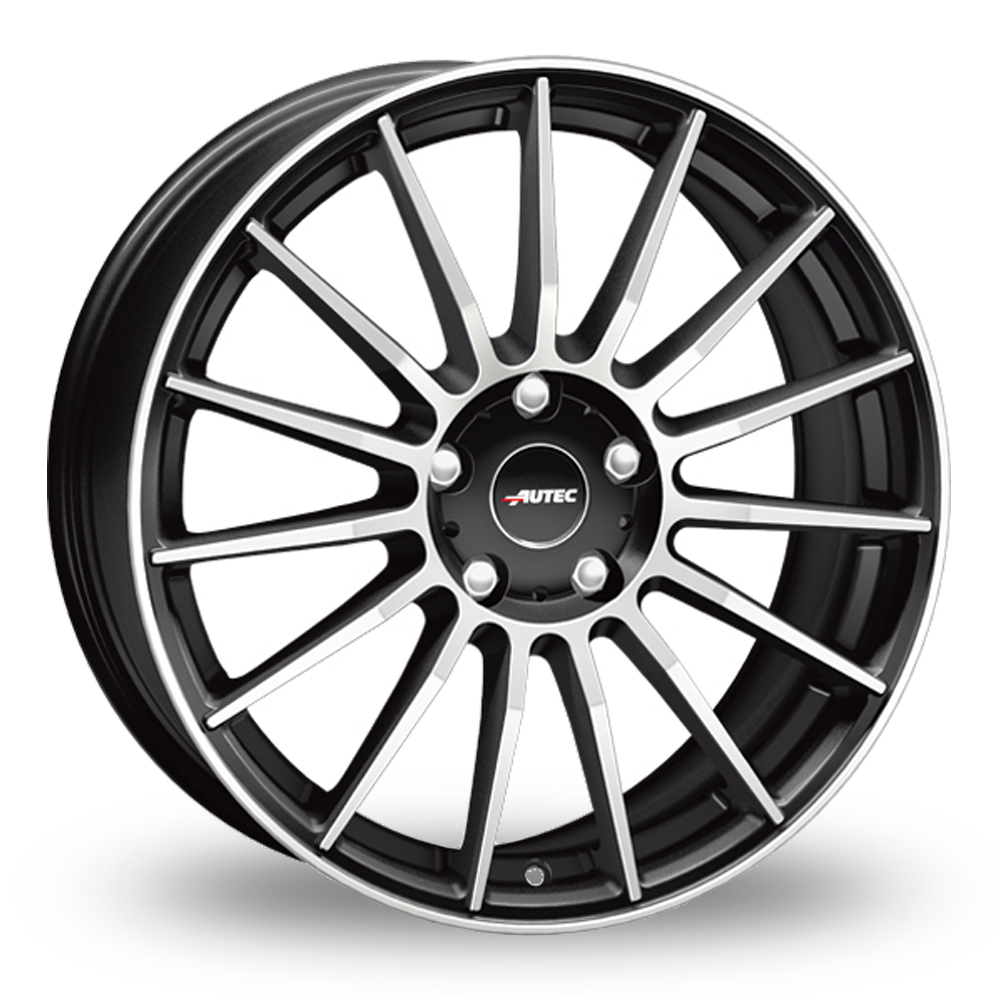 Autec Lamera Matt Black Polished Alloy Wheels
