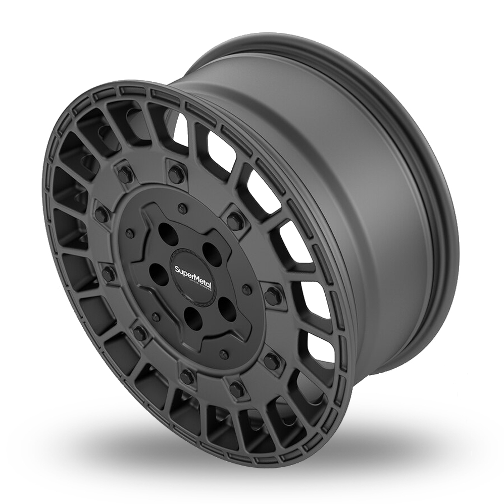 17" SuperMetal RIG Ultra Matt Grey Alloy Wheels