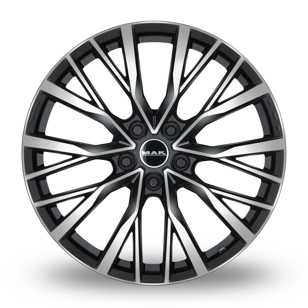 22" MAK Kent Black Mirror Alloy Wheels
