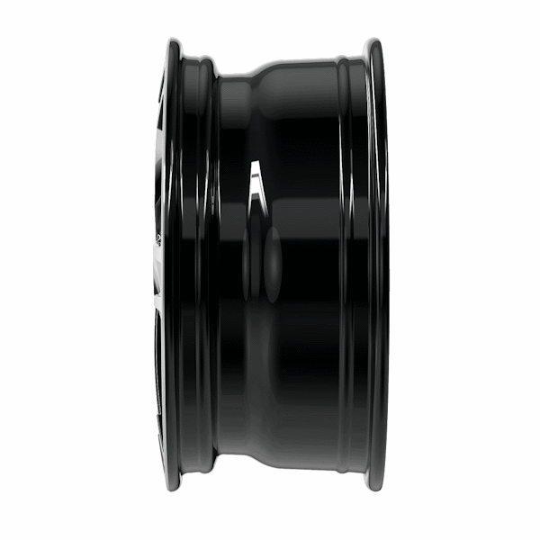 16" Alutec Titan Gloss Black Polished Alloy Wheels