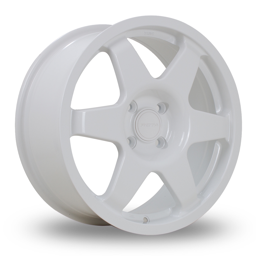 18" Rota Sprint White Alloy Wheels