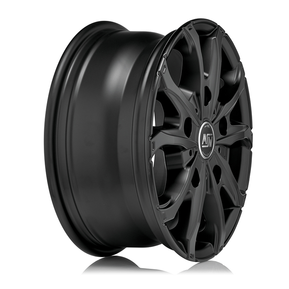 16" MSW (by OZ) 48 VAN Matt Black Alloy Wheels
