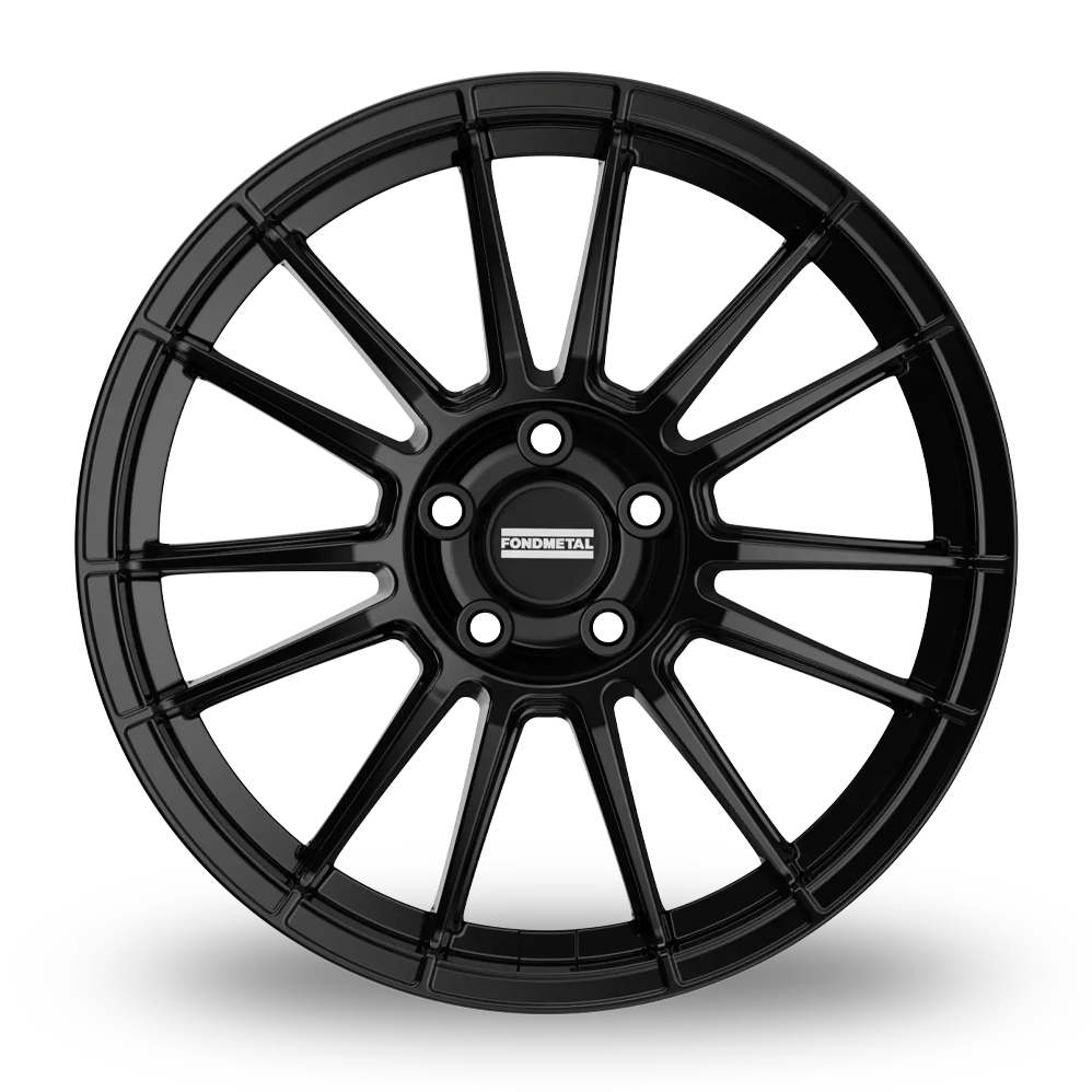 17" Fondmetal 9RR Gloss Black Alloy Wheels