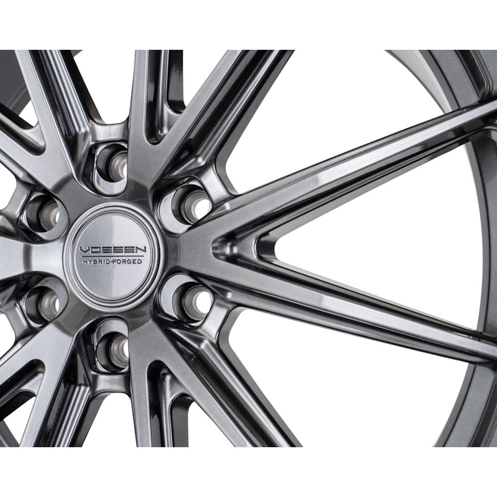 22" Vossen HFX-2 (10x22) (Super Deep Concave) Hyper Gunmetal Alloy Wheels