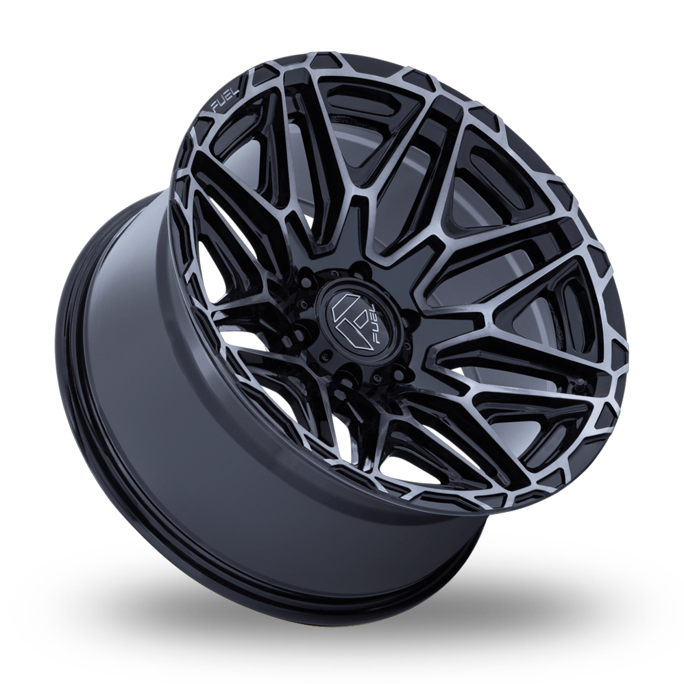 22" Fuel Off-Road FC885 Injector Gloss Black Machined Face With Dark Tint Alloy Wheels
