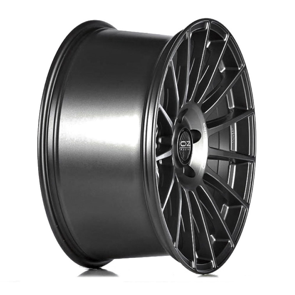 20" OZ Racing Superturismo Dakar Matt Graphite Silver Lettering Alloy Wheels