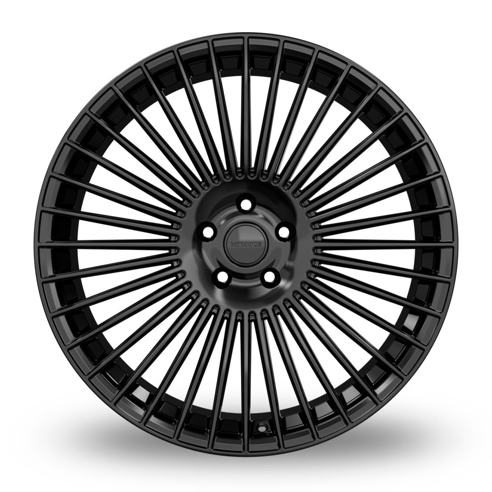 22" Hawke Saka Black Alloy Wheels