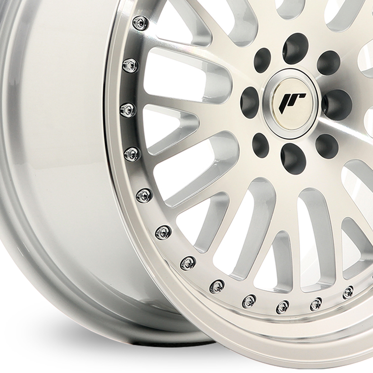 17" Japan Racing JR10 (8x17) Silver Machined Face Alloy Wheels