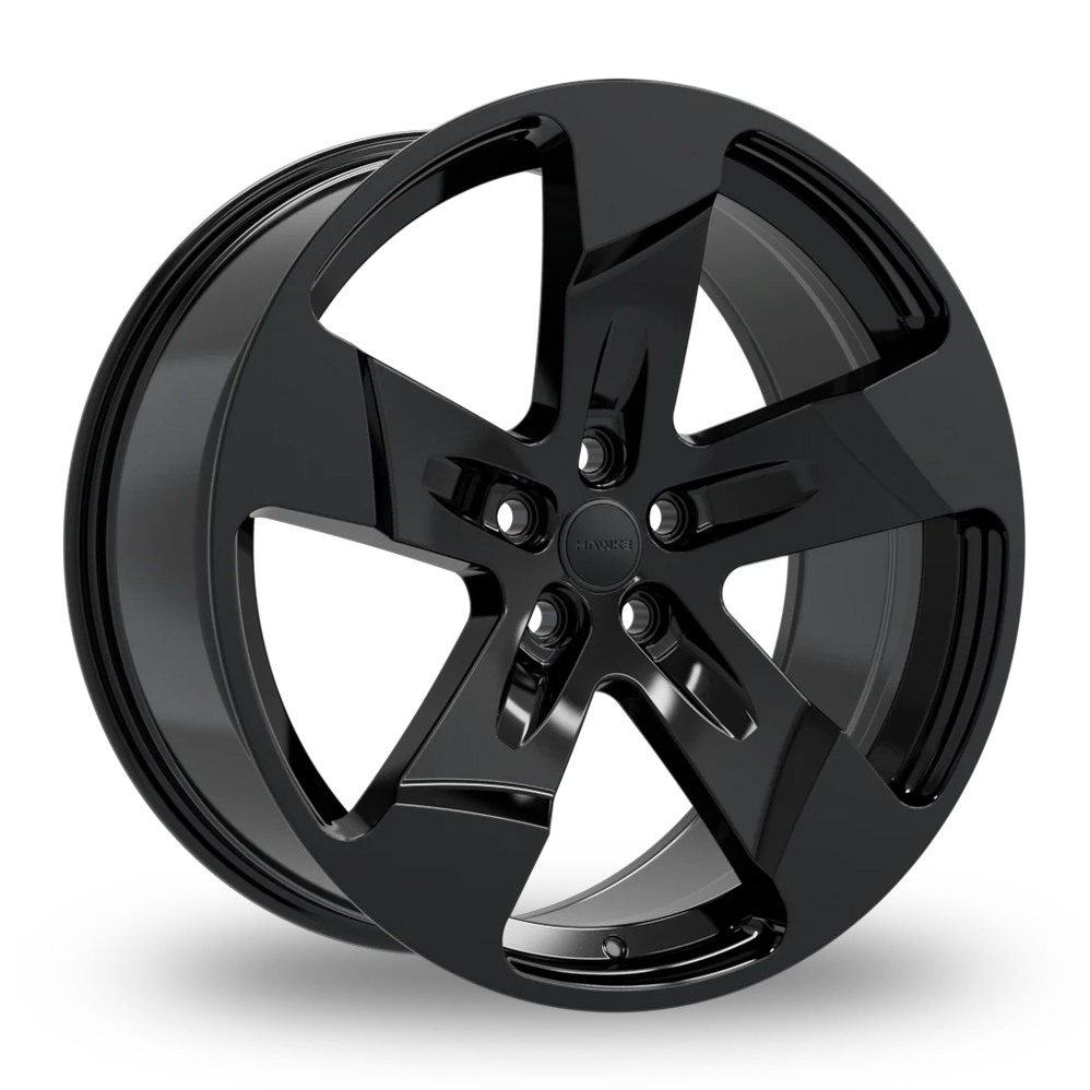 Hawke Five Tooth Black Alloy Wheels