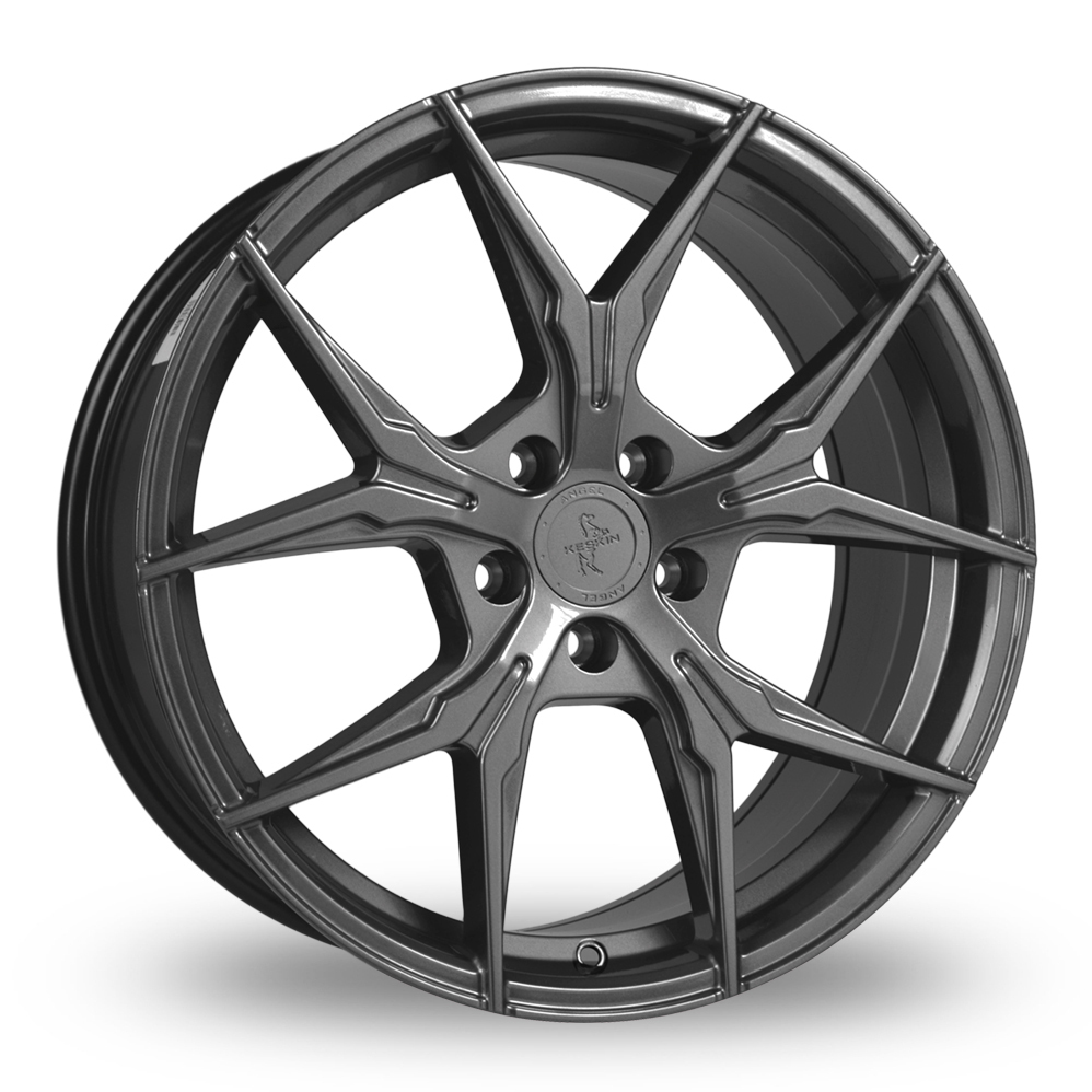 8x18 5x112 ET30 Keskin Tuning KT19 (Palladium Painted) (72.6cb) (720kg Load) (ID) Alloy Wheels