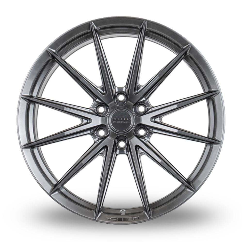 22" Vossen HFX-2 (9.5x22) (Deep Concave) Hyper Gunmetal Alloy Wheels