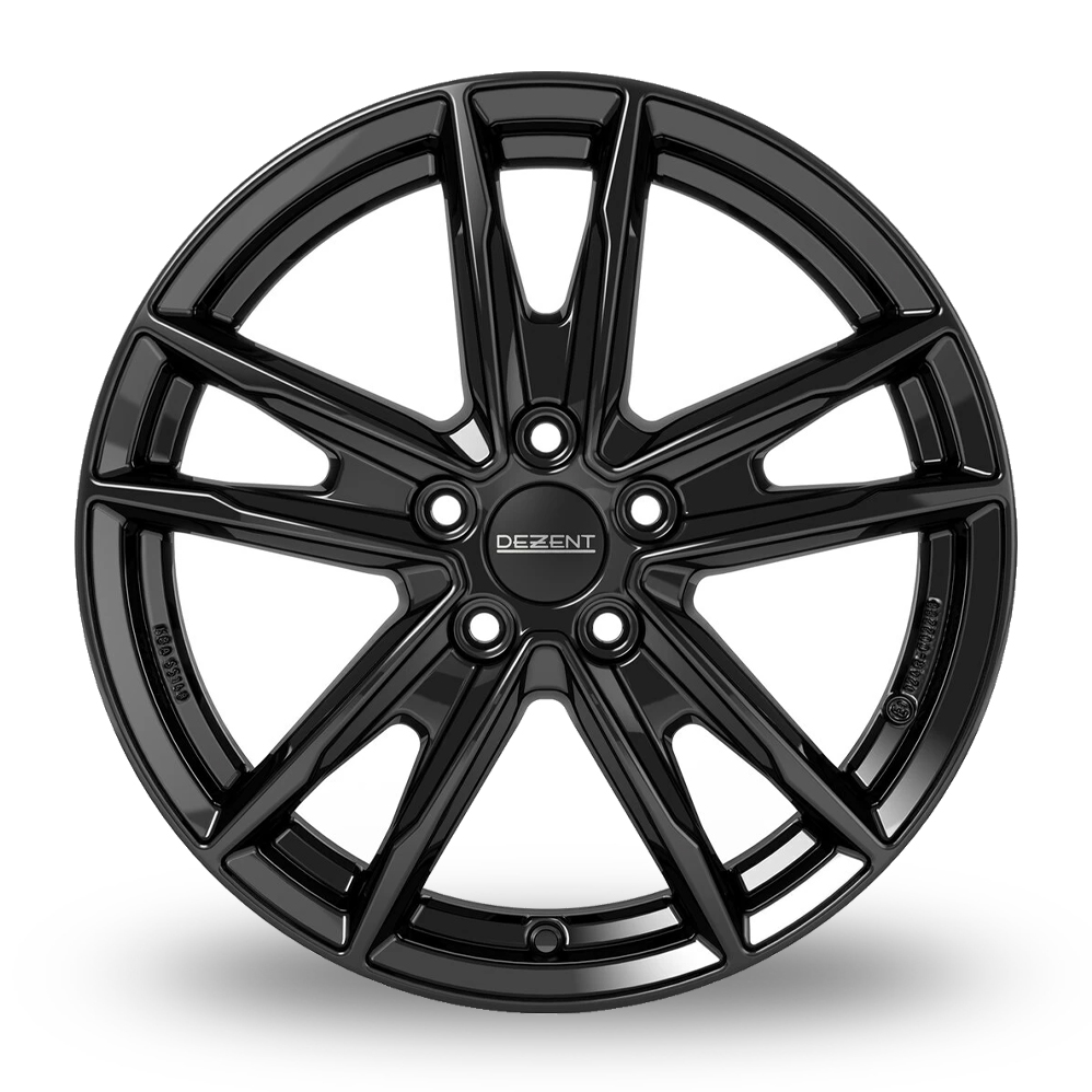 19" Dezent KF Black Black Alloy Wheels