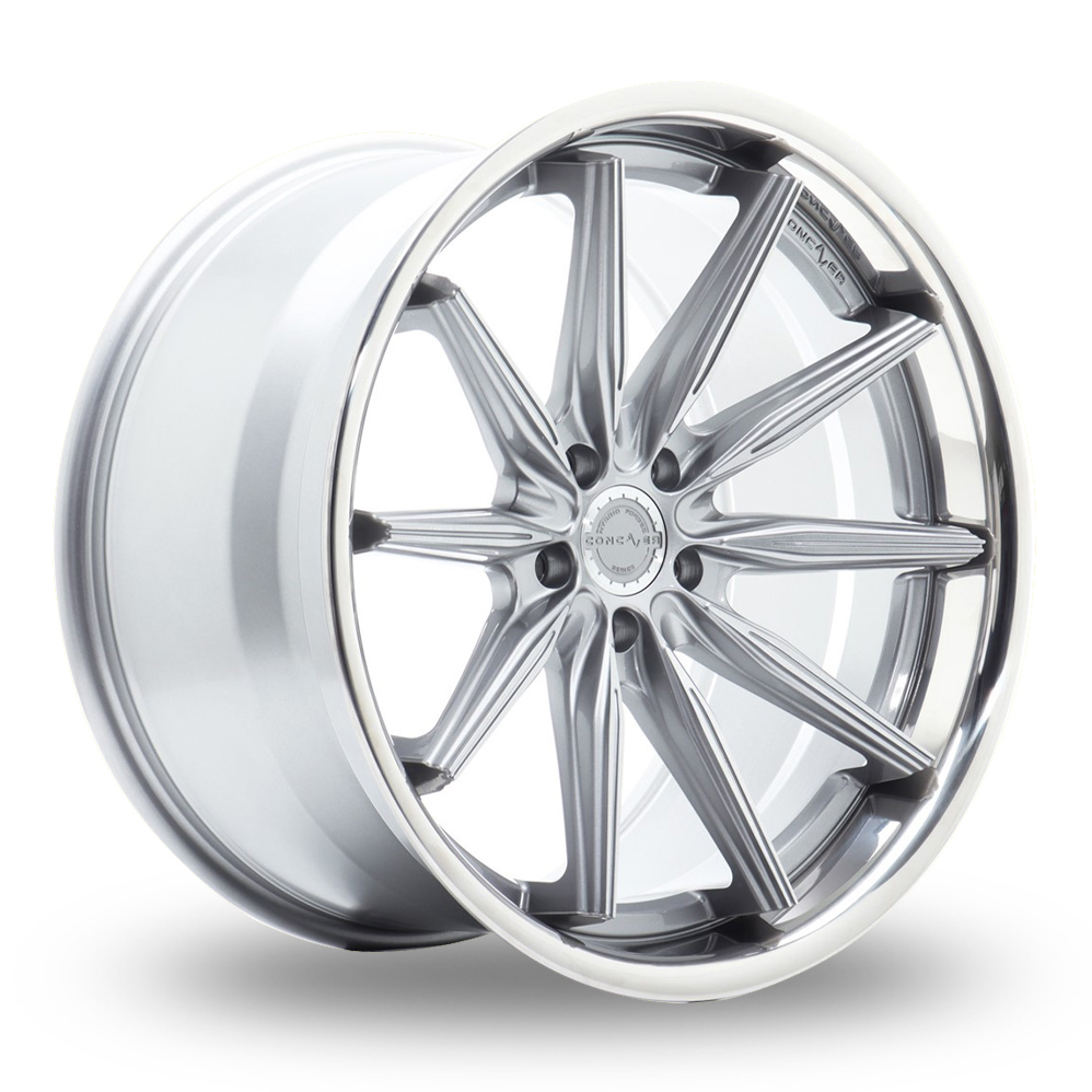 Concaver CVR8 (10.5x21) (Deep Concave) Brushed Titanium Alloy Wheels