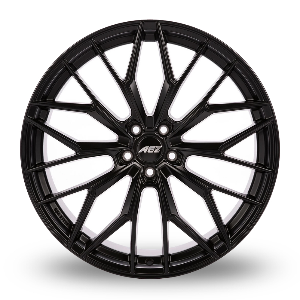 18" AEZ Porto Matt Black Alloy Wheels