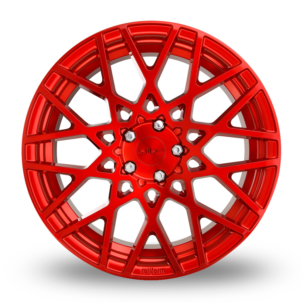 18" Rotiform R109 BLQ Candy Red Alloy Wheels