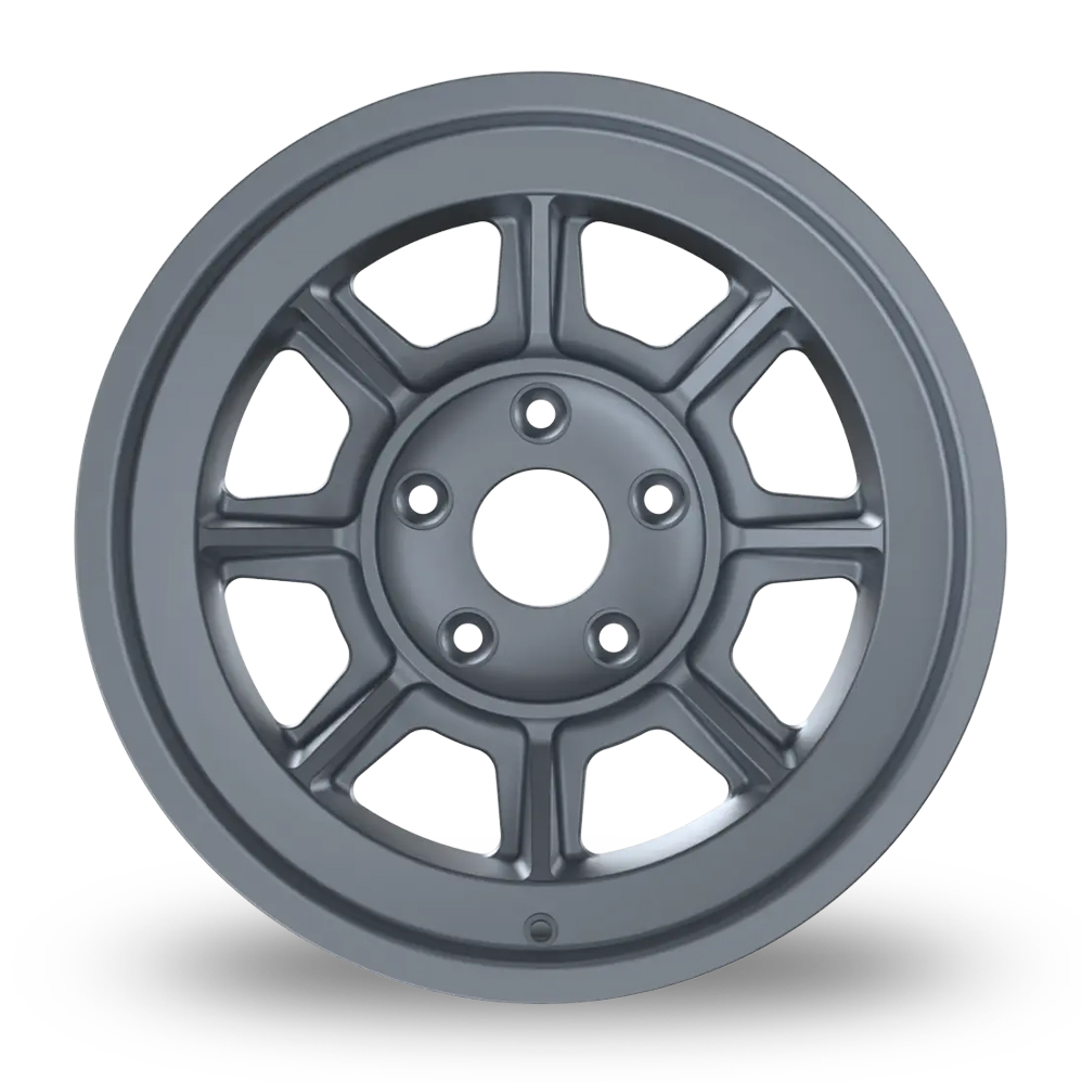17" Fondmetal PAG17 Matt Silver Alloy Wheels
