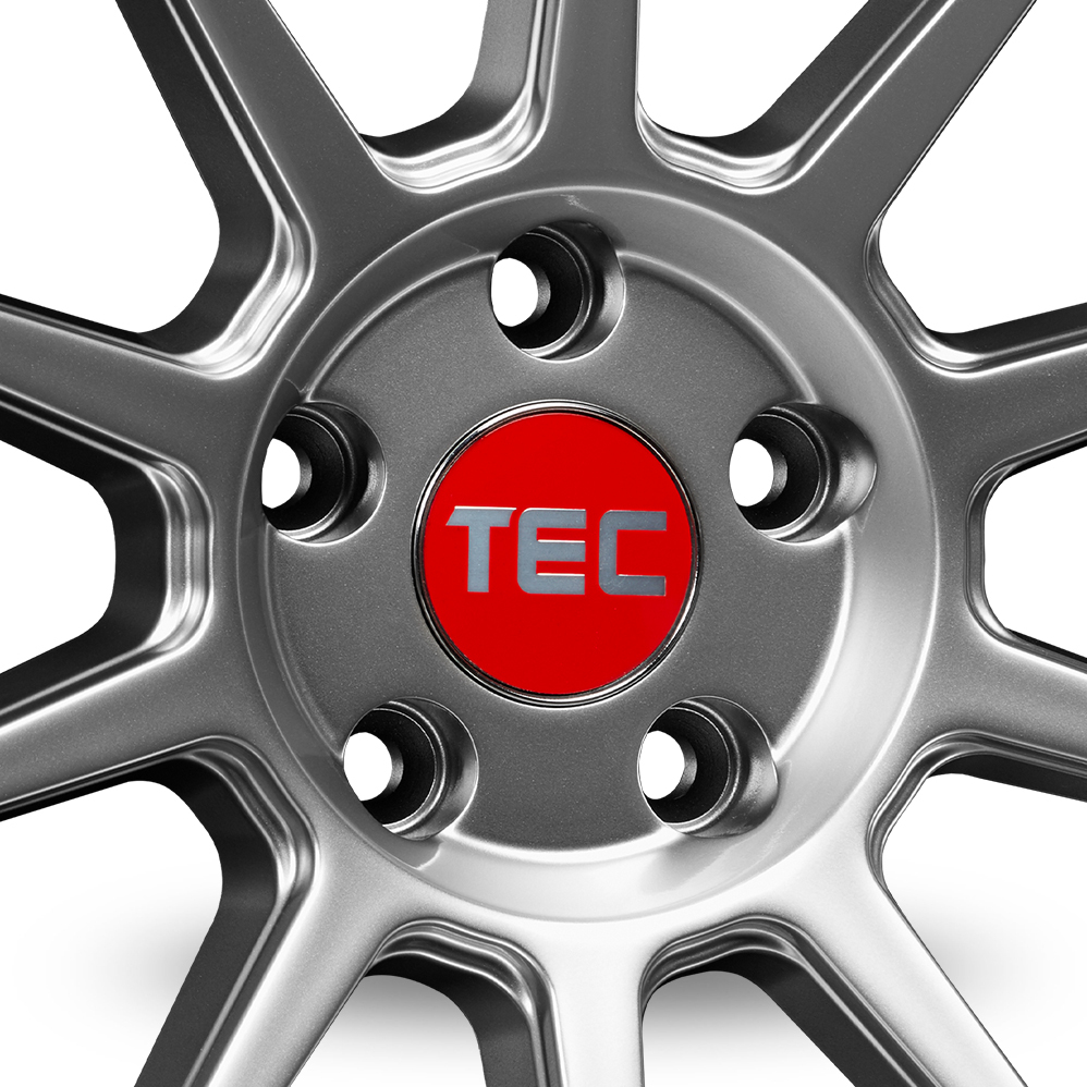 20" TEC Speedwheels GT8 Hyper Silver Alloy Wheels