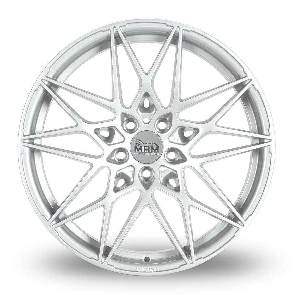 18" MAM B2 Silver Alloy Wheels
