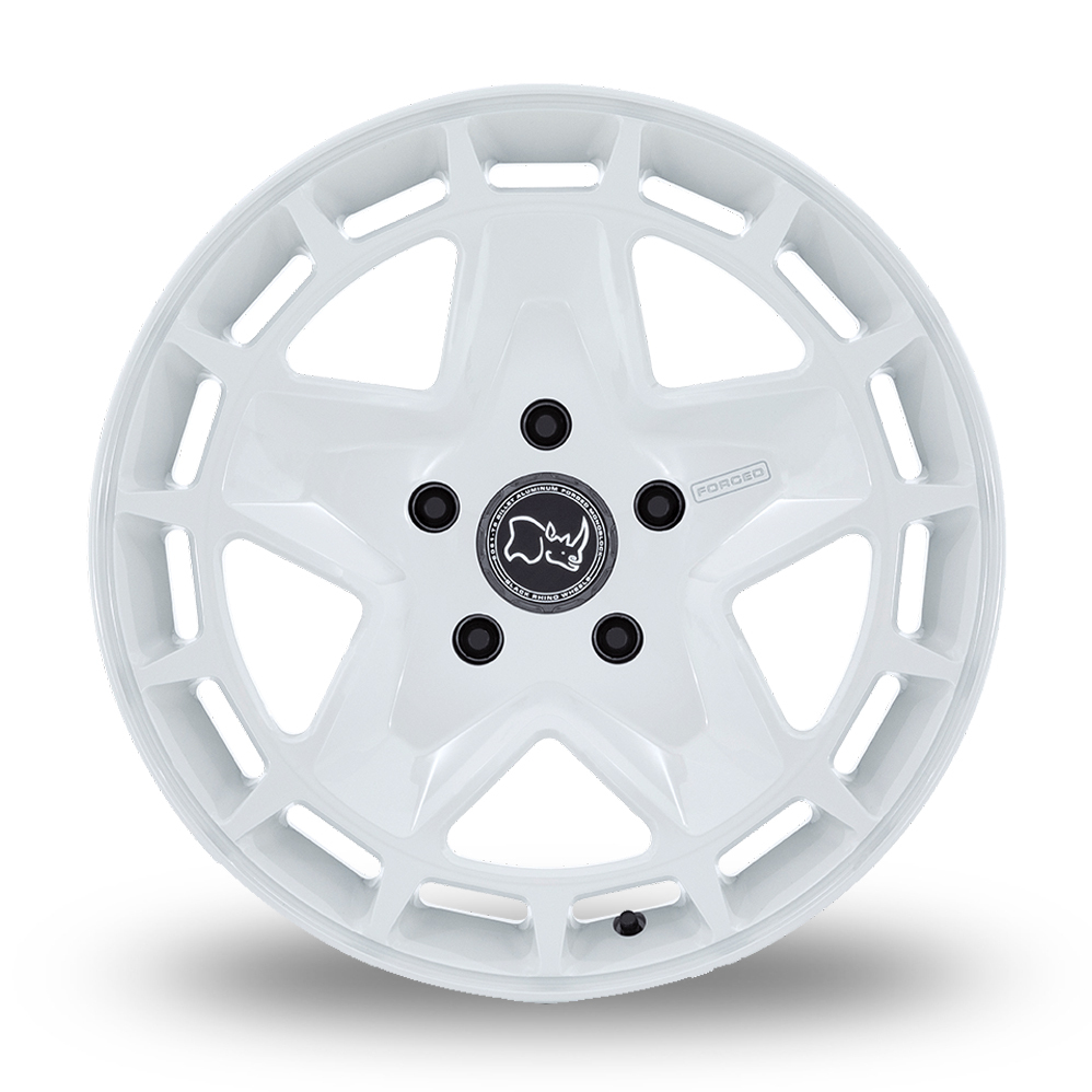18" Black Rhino Corsica Gloss White Alloy Wheels