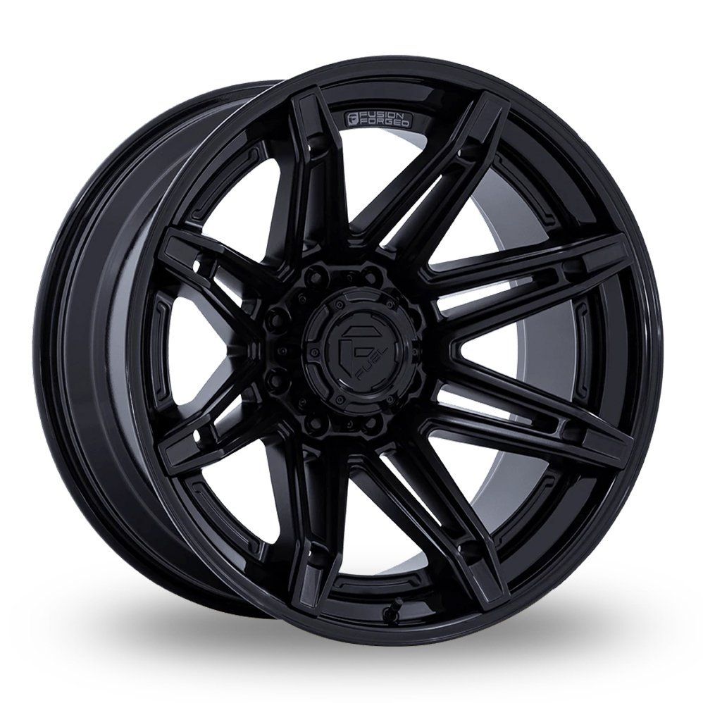 Fuel Off-Road FC401 Brawl (EU Warehouse) Matte Black With Gloss Black Lip Alloy Wheels