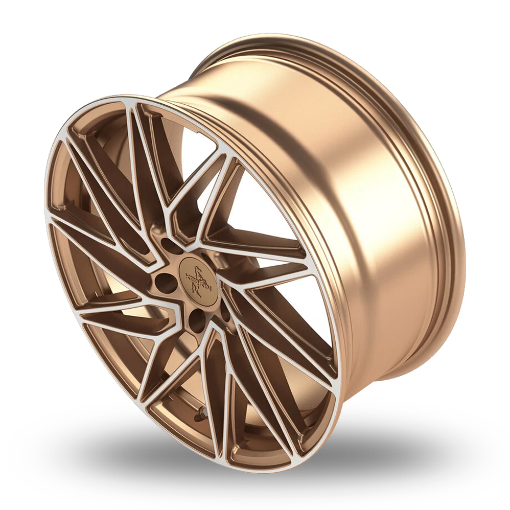 19" Keskin Tuning KT20 Bronze Polished Alloy Wheels
