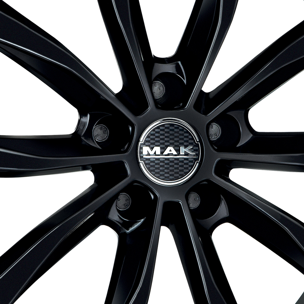 17" MAK Wolf Gloss Black Alloy Wheels