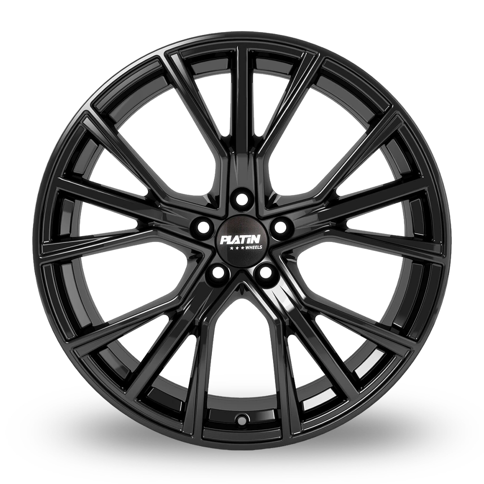 20" Platin P 102 Black Alloy Wheels