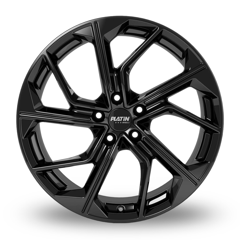 20" Platin P 116 Black Alloy Wheels