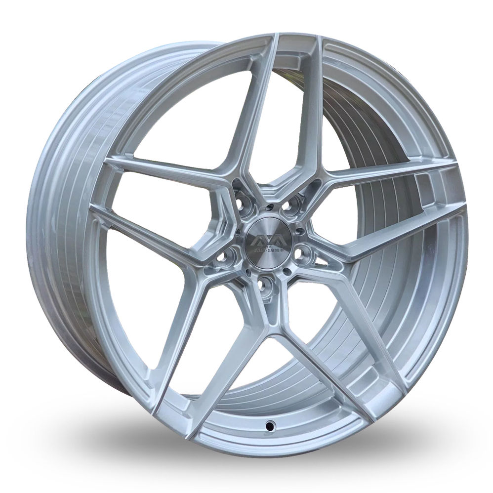 AVA HSF037 Silver Polished Alloy Wheels