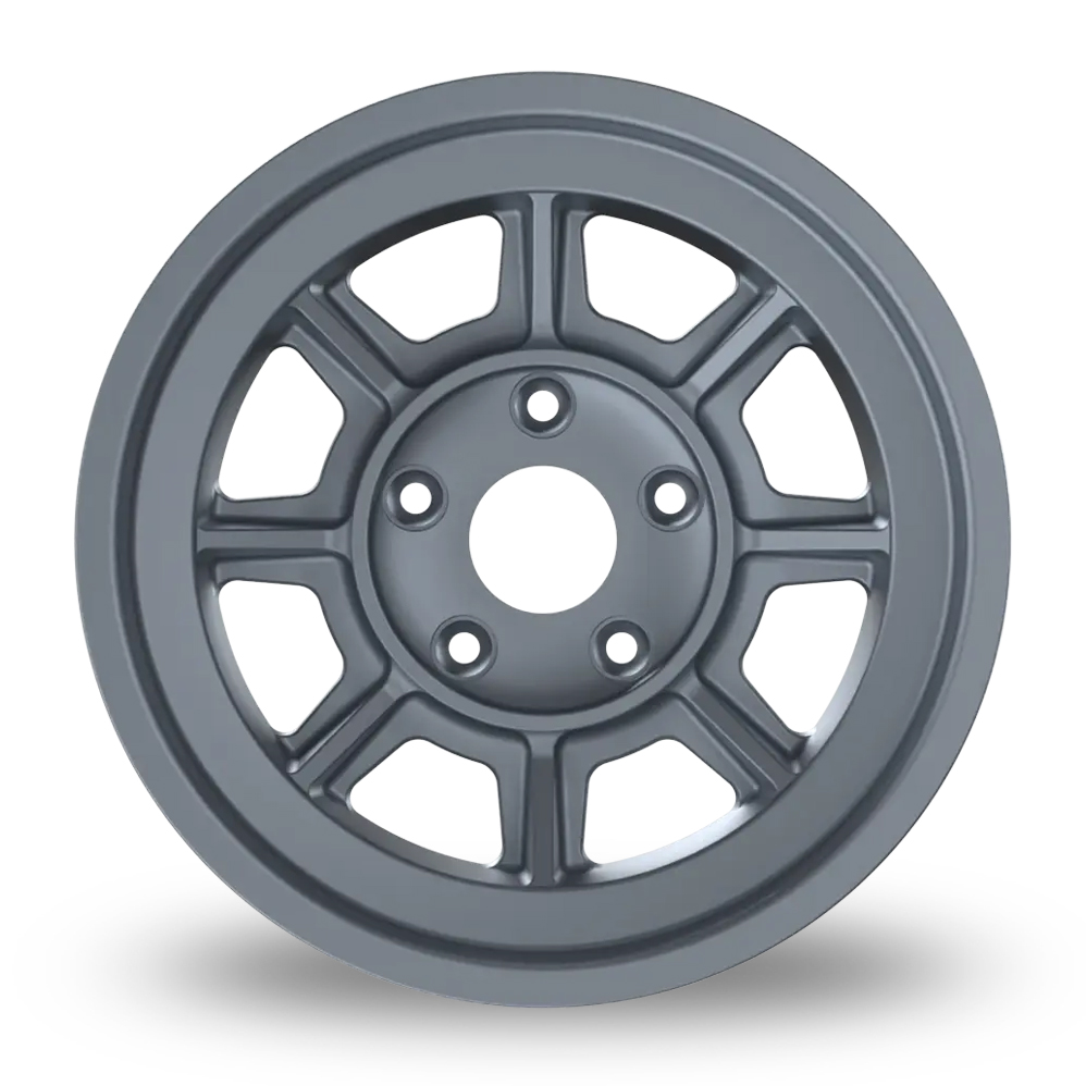 16" Fondmetal PAG16 Matt Silver Alloy Wheels