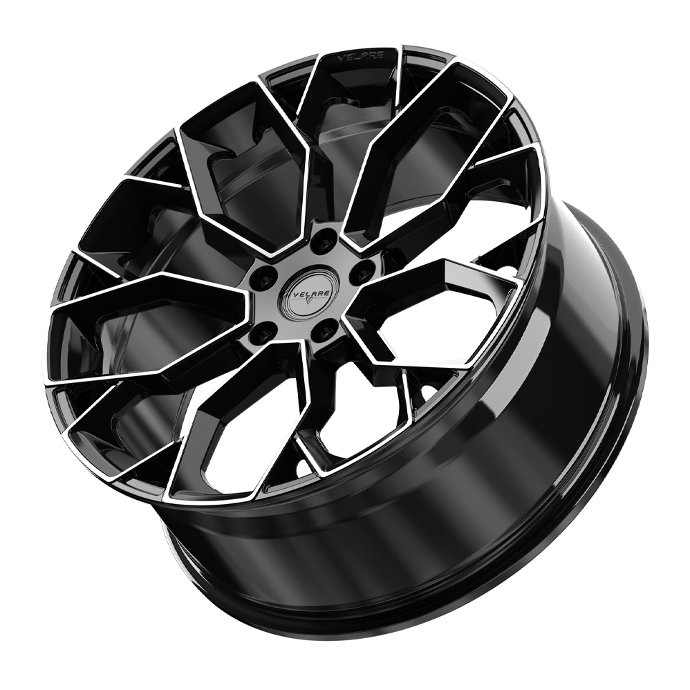 22" Velare VLR15 Gloss Black Machined Alloy Wheels